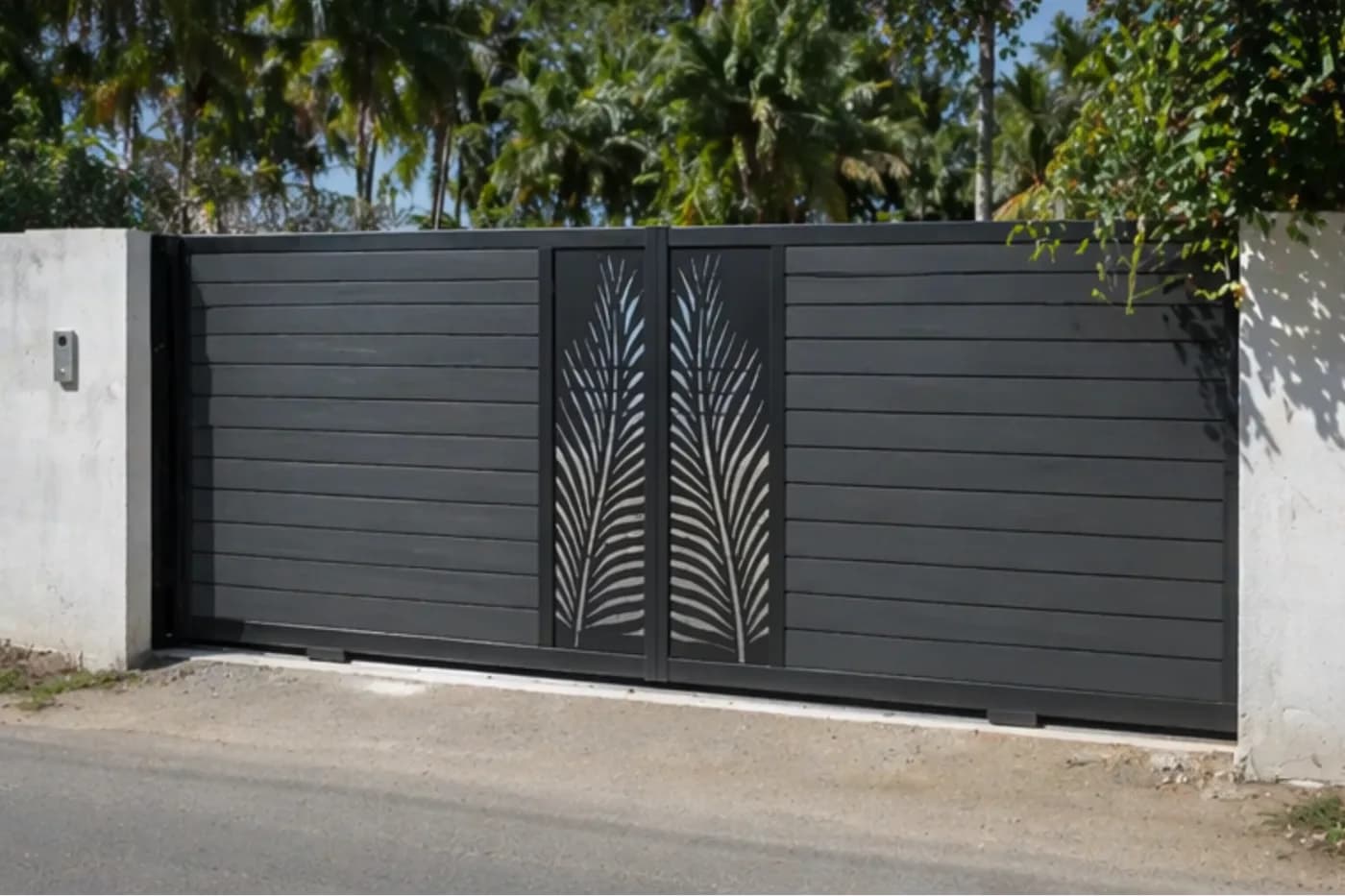 Installation d'un portail coulissant motorisé à Aubagne